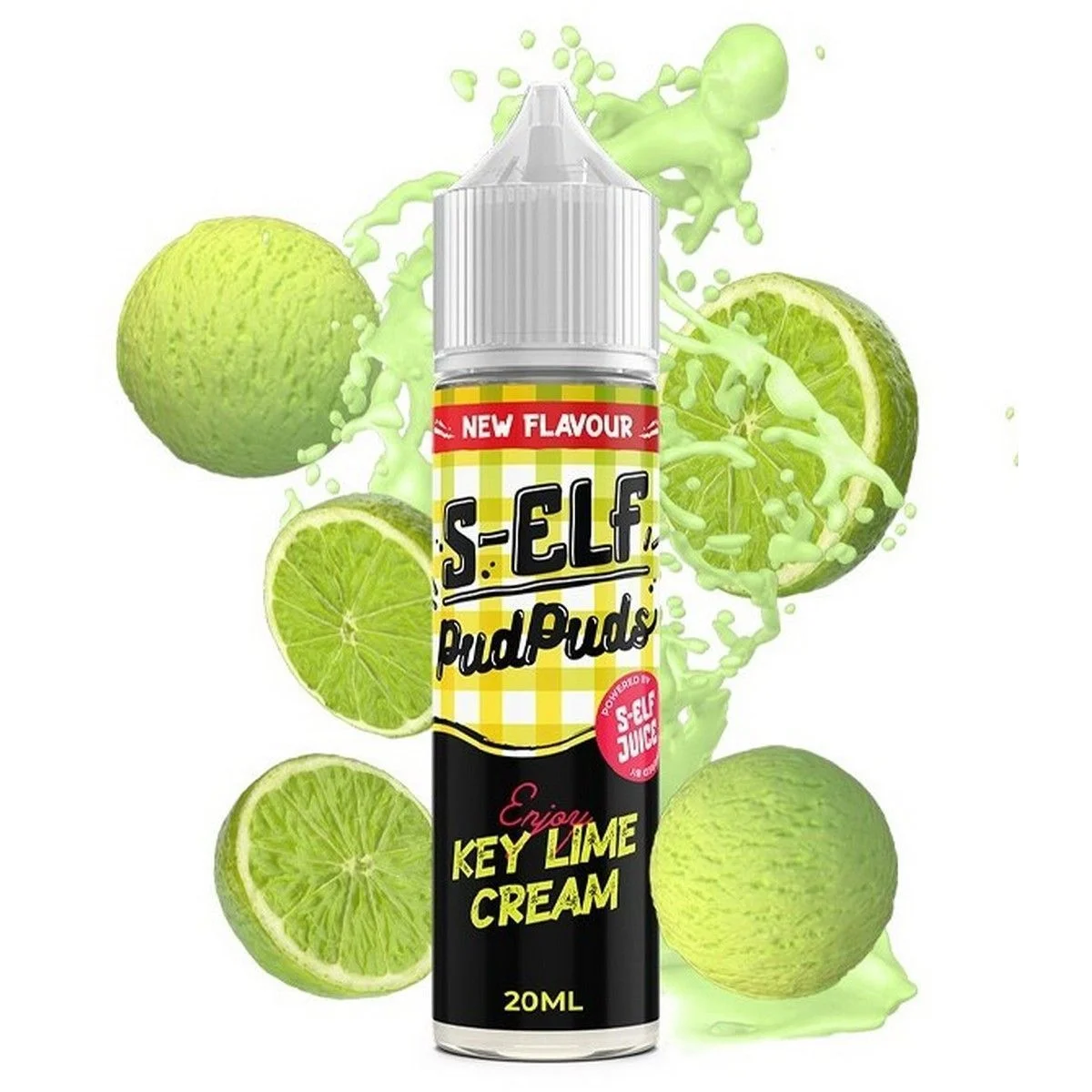 Φωτογραφία προϊόντος: S-Elf Juice Pud Puds Flavour Shot Keylime Cream 20ml/60ml