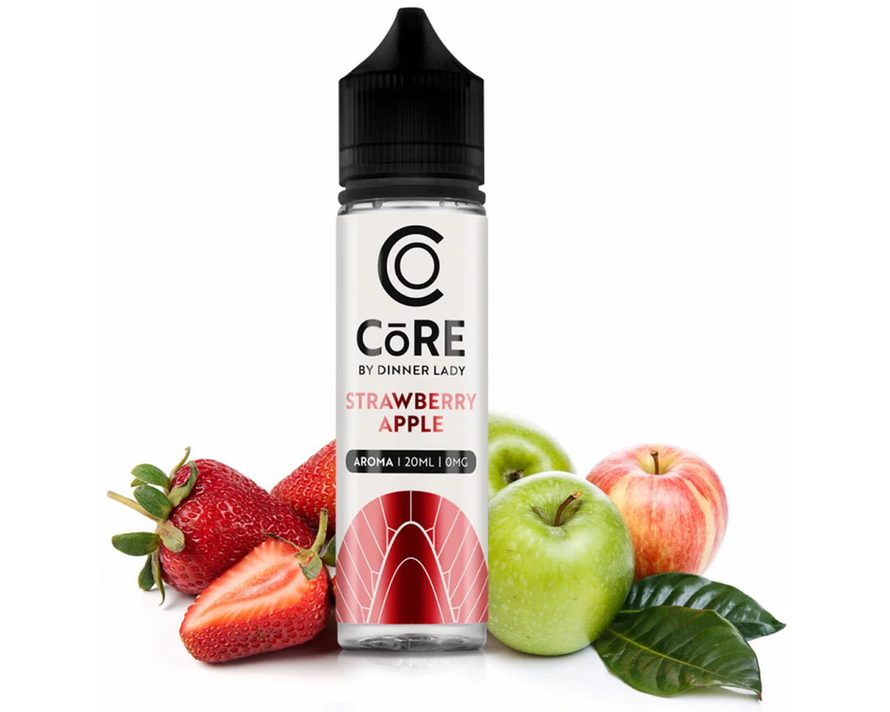 Φωτογραφία προϊόντος: Dinner Lady Core Flavour Shot Strawberry Apple 20/60ml