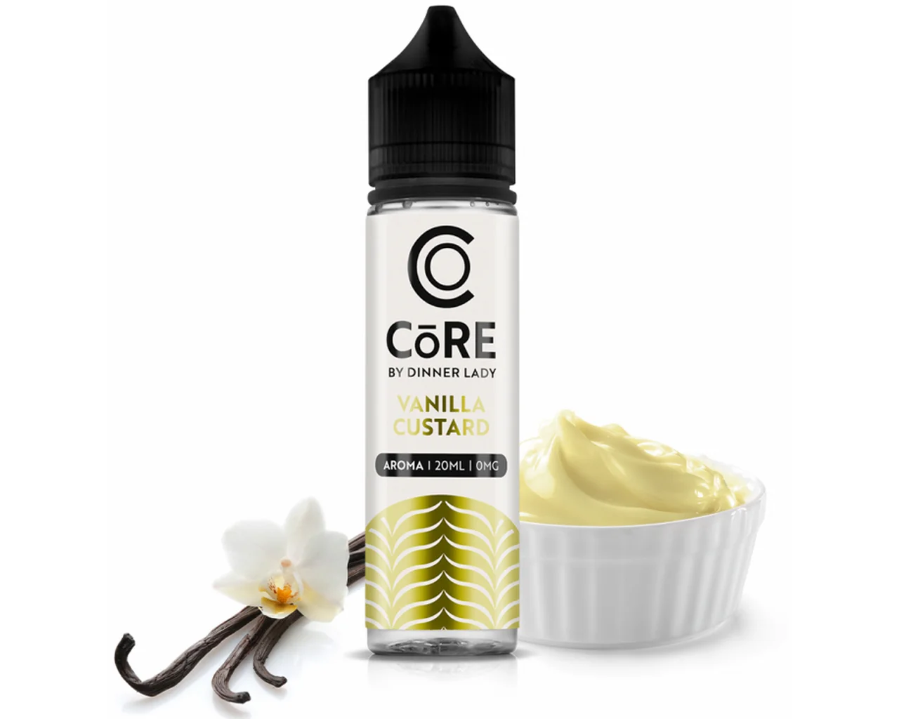 Φωτογραφία προϊόντος: Dinner Lady Core Flavour Shot Vanilla Custard 20/60ml