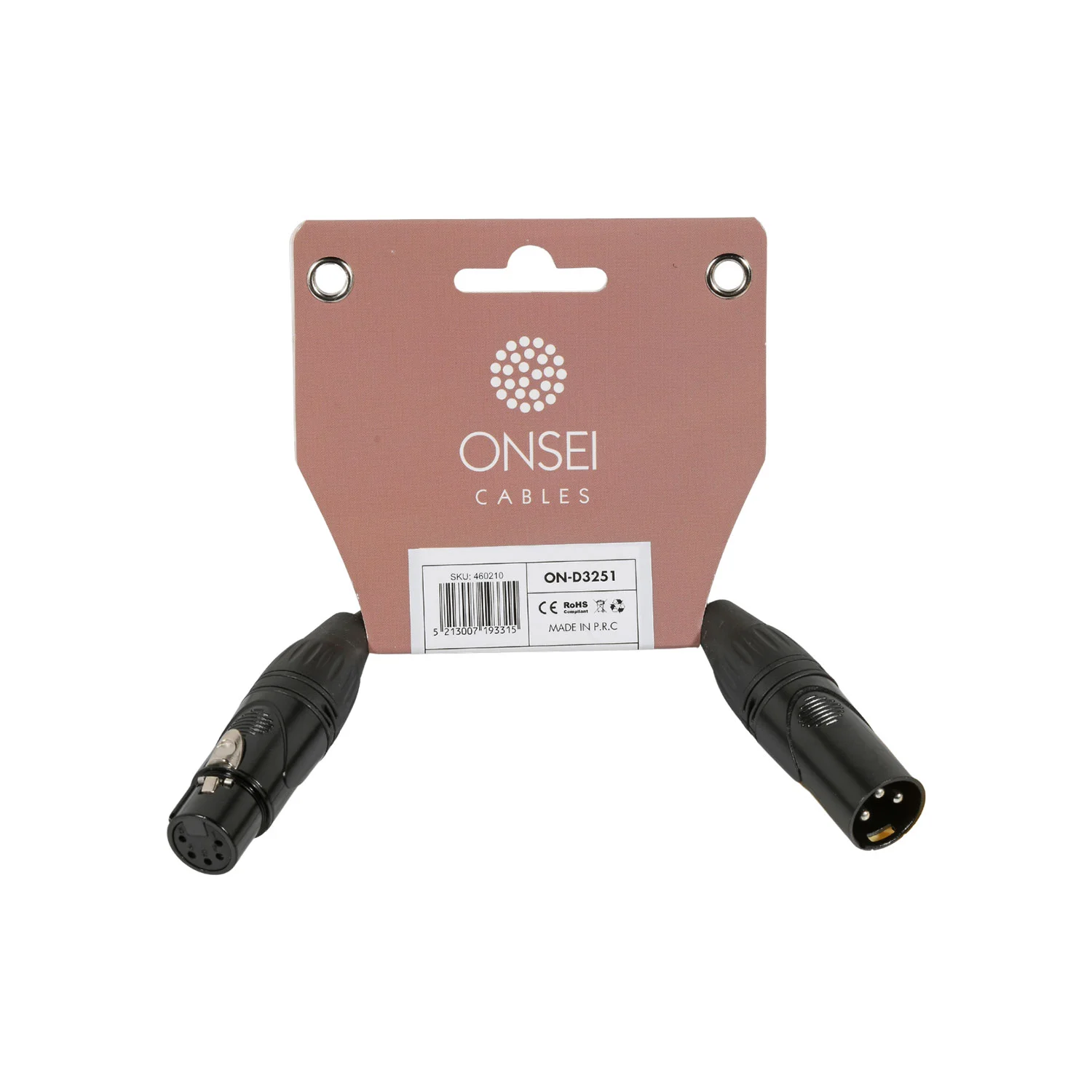 Φωτογραφία προϊόντος: Onsei DMX 5pin / XLR 3pin 0.15m