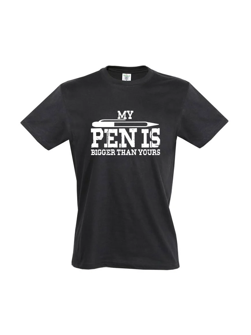 Φωτογραφία προϊόντος: My Pen is T-shirt 312 BLACK