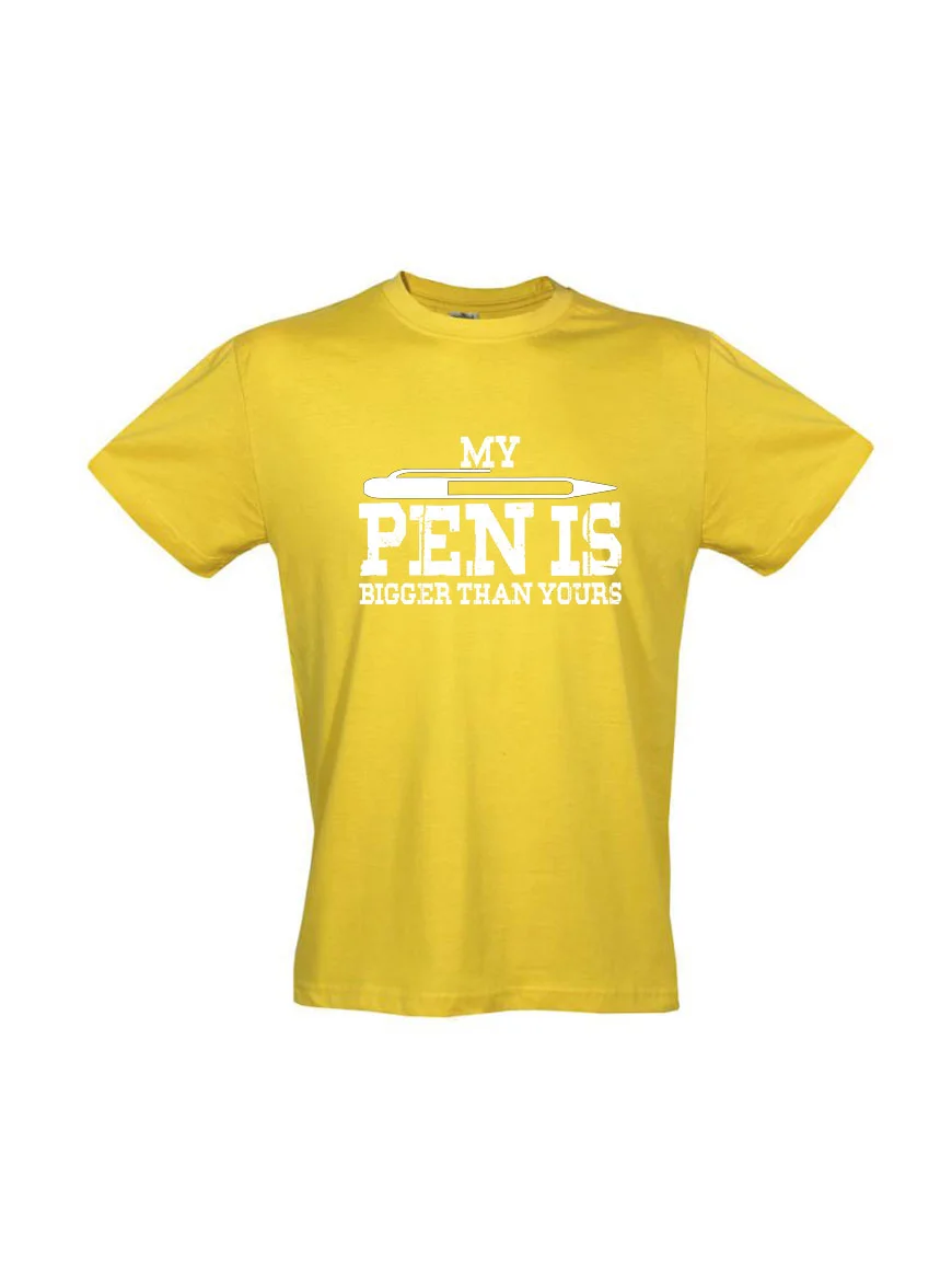 Φωτογραφία προϊόντος: My Pen is T-shirt 302 YELLOW
