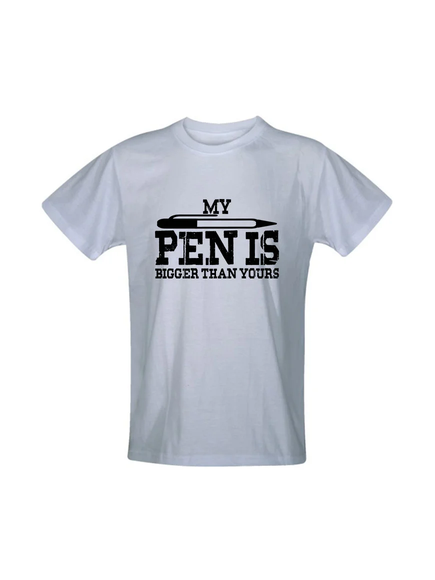 Φωτογραφία προϊόντος: My Pen is T-shirt 102/105 WHITE