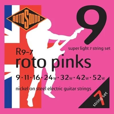 Φωτογραφία προϊόντος: ROTOSOUND R 9-7 Ηλεκτρικής 7/χορδης