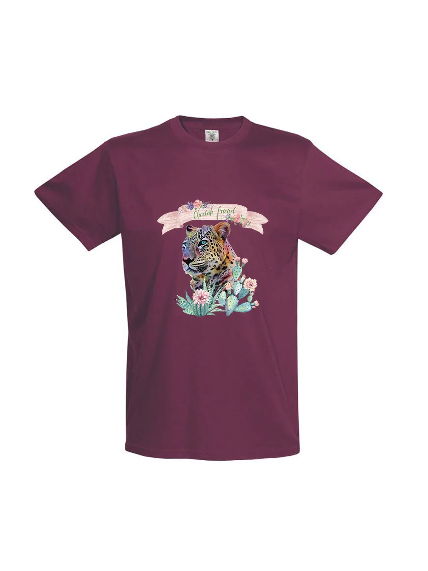 Φωτογραφία προϊόντος: Cheetah Friend T-shirt 146 BURGUNDY