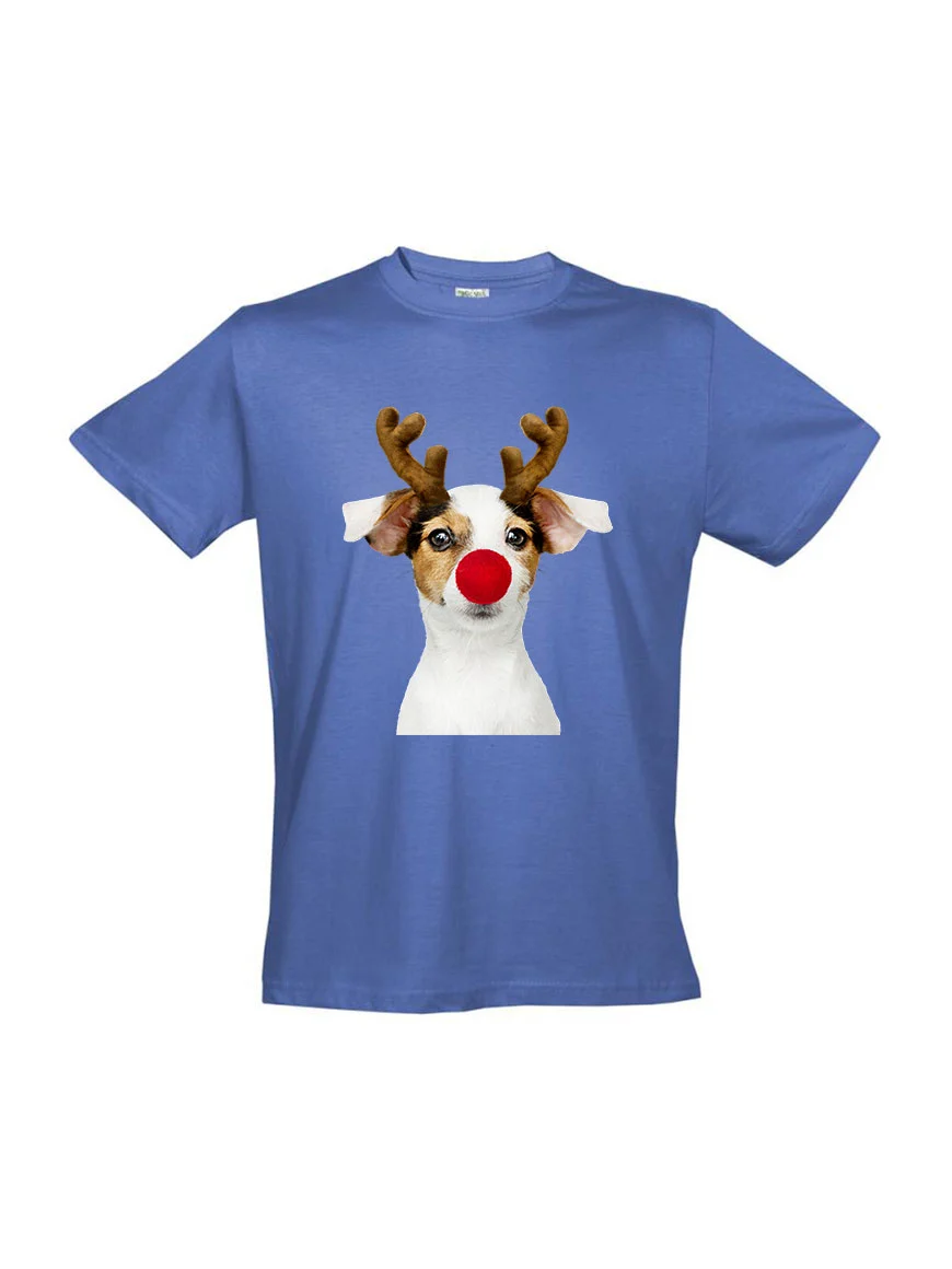 Φωτογραφία προϊόντος: Christmas Dog T-shirt 241/256 ROYAL BLUE