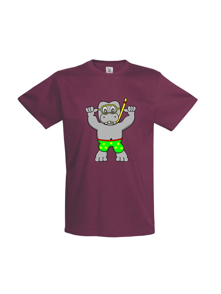 Φωτογραφία προϊόντος: Happy Hippo T-shirt 146 BURGUNDY