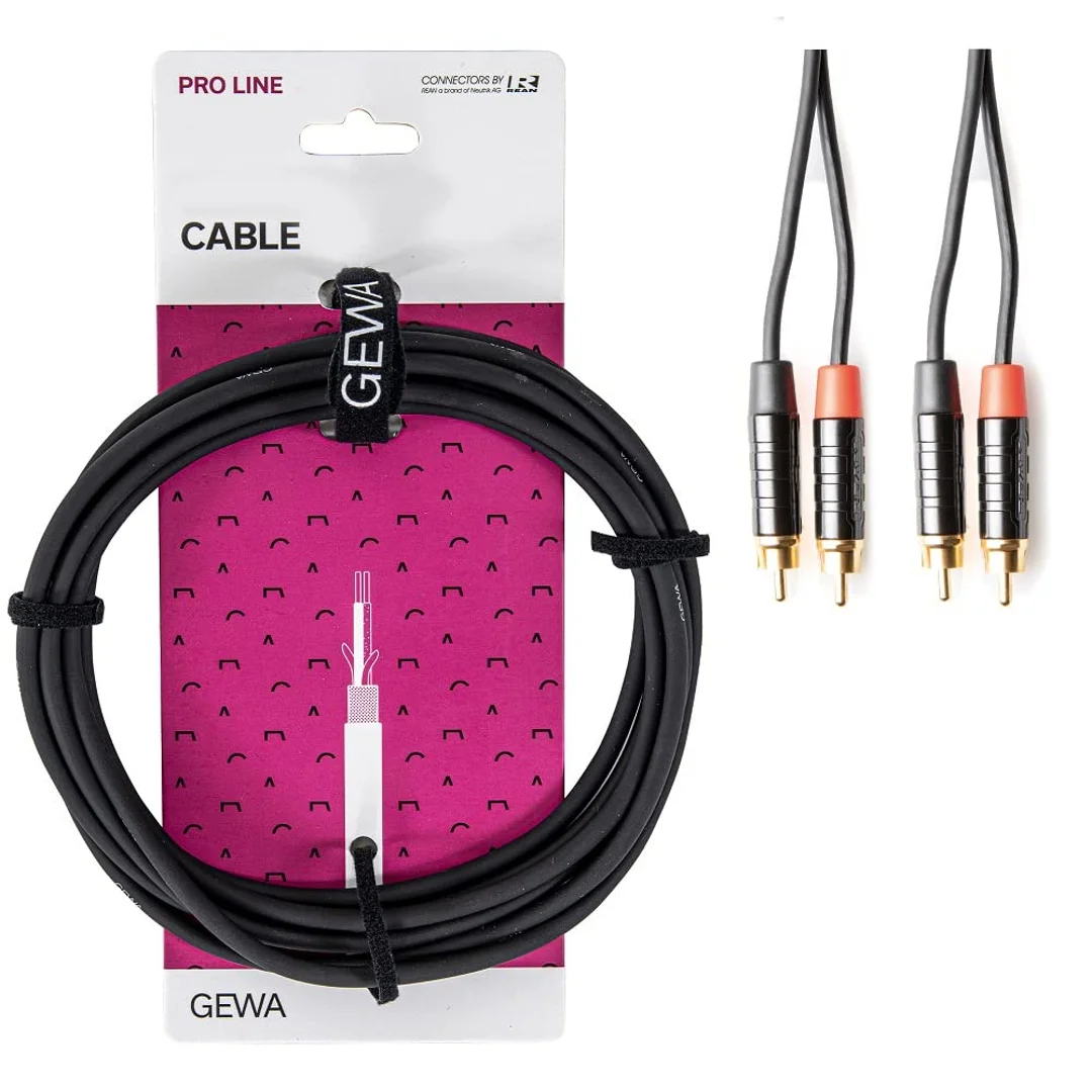 Φωτογραφία προϊόντος: Gewa - Pro Line - Twin RCA Cable 1.5m 190.794