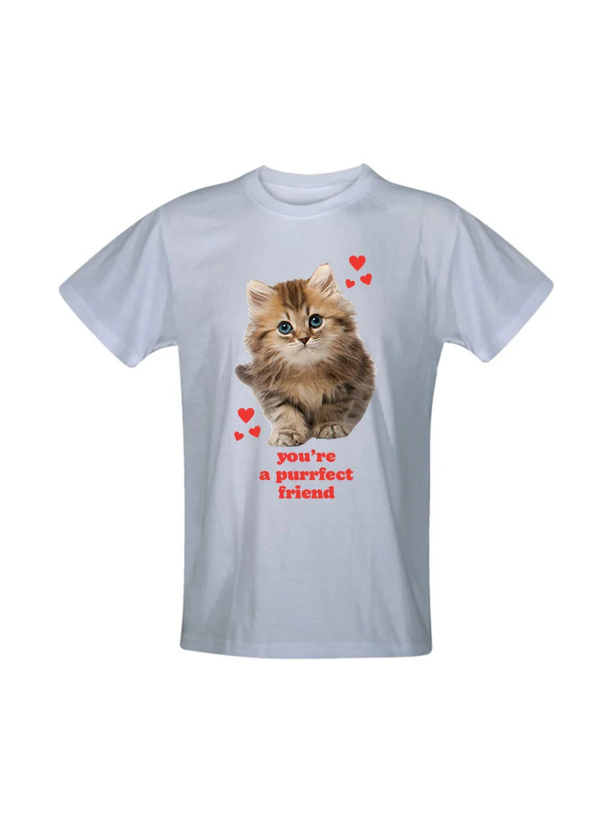 Φωτογραφία προϊόντος: Purrfect Friend T-shirt 102/105 WHITE