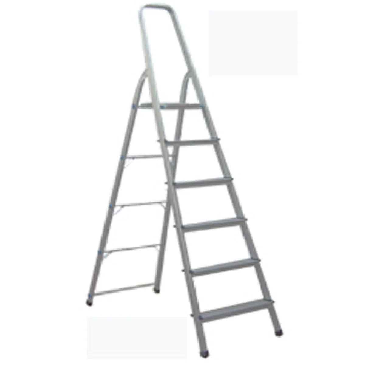 Φωτογραφία προϊόντος: Σκάλα οικιακή αλουμινίου 5+1 σκαλιά ύψος: 1,40m.