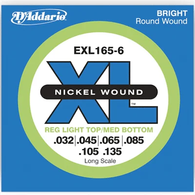 Φωτογραφία προϊόντος: D'ADDARIO Daddario EXL-165/6 32-135
