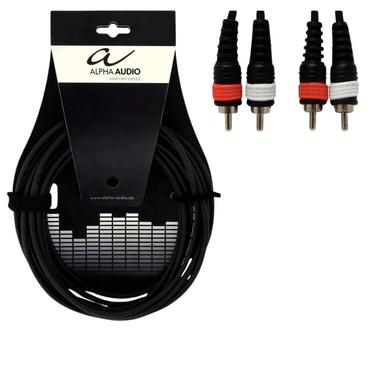Φωτογραφία προϊόντος: Gewa Alpha Audio καλώδιο Twin Basic 6m 2x mono jack 6.3/2x RCA