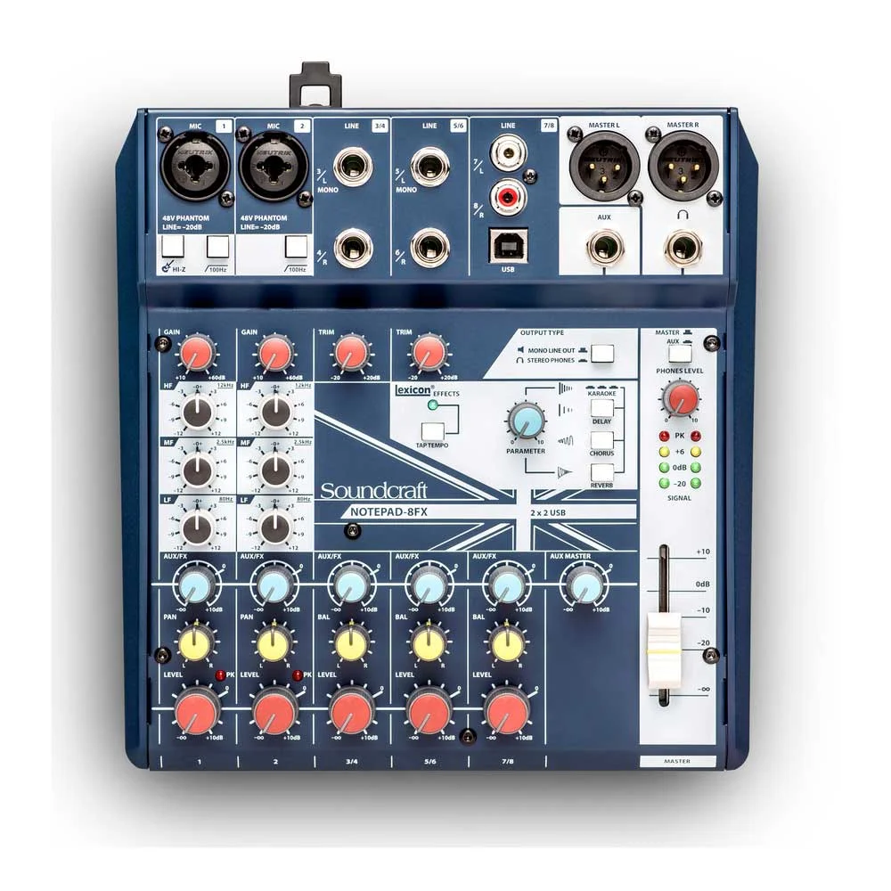Φωτογραφία προϊόντος: Soundcraft Notepad 8FX