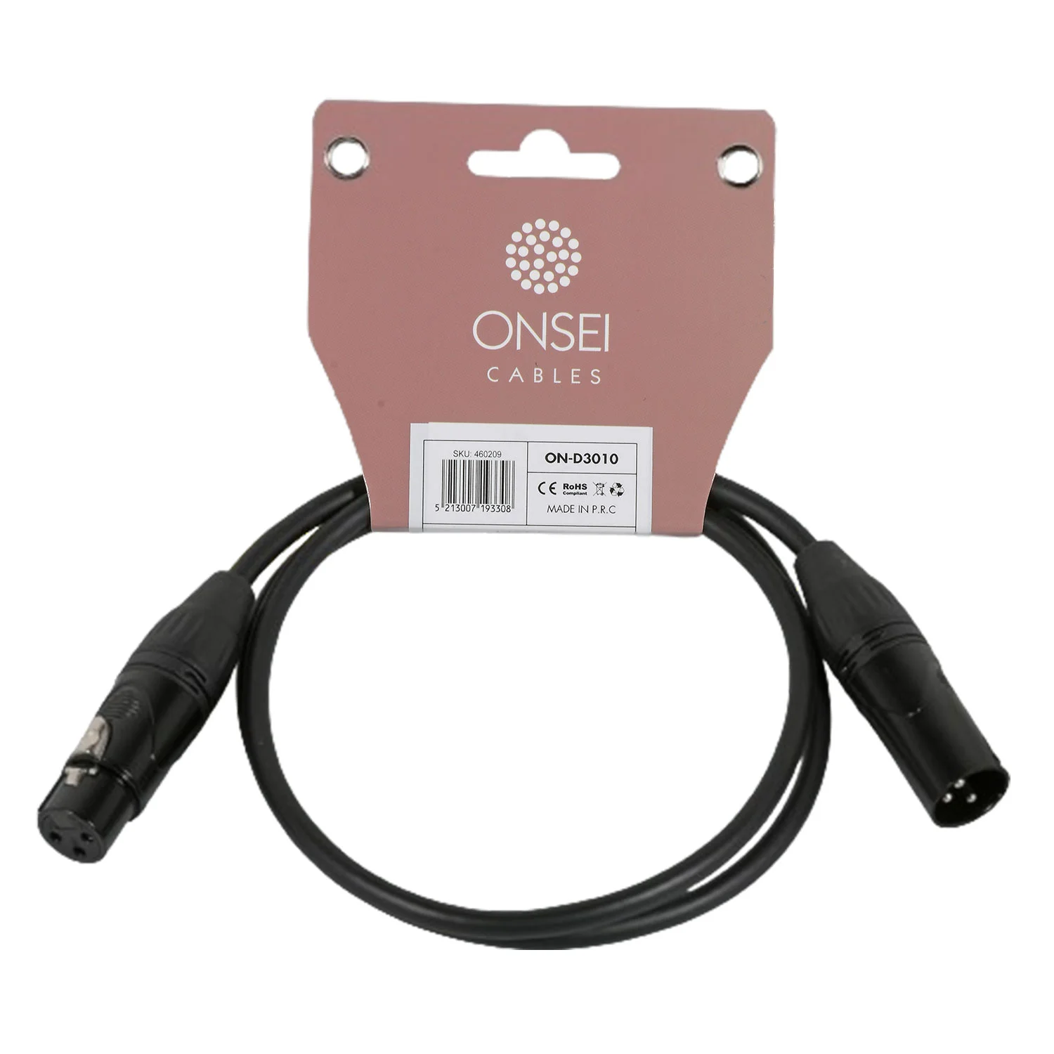 Φωτογραφία προϊόντος: Onsei DMX 3pin Cable 1m