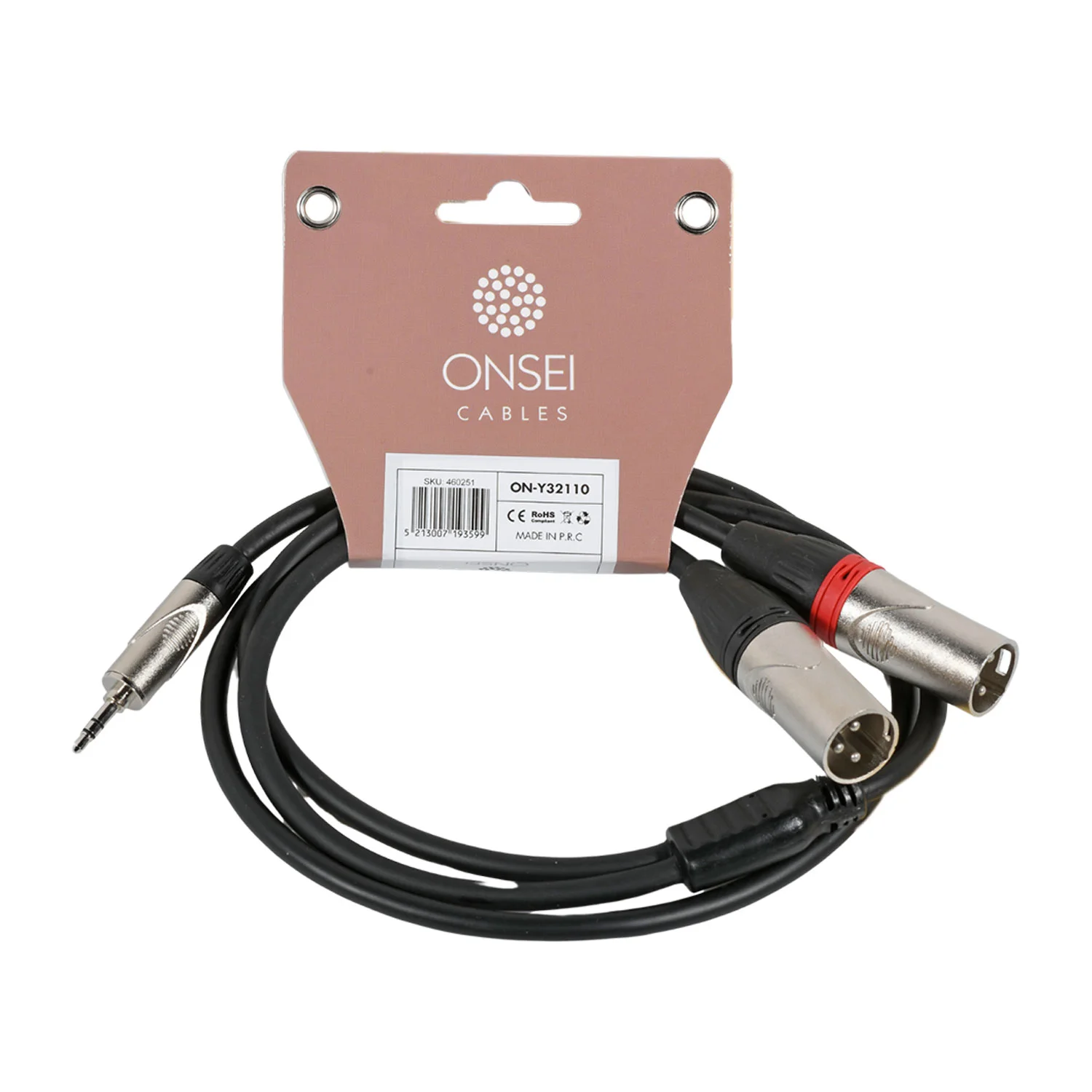 Φωτογραφία προϊόντος: Onsei MiniJack / x2 XLR Male 1m
