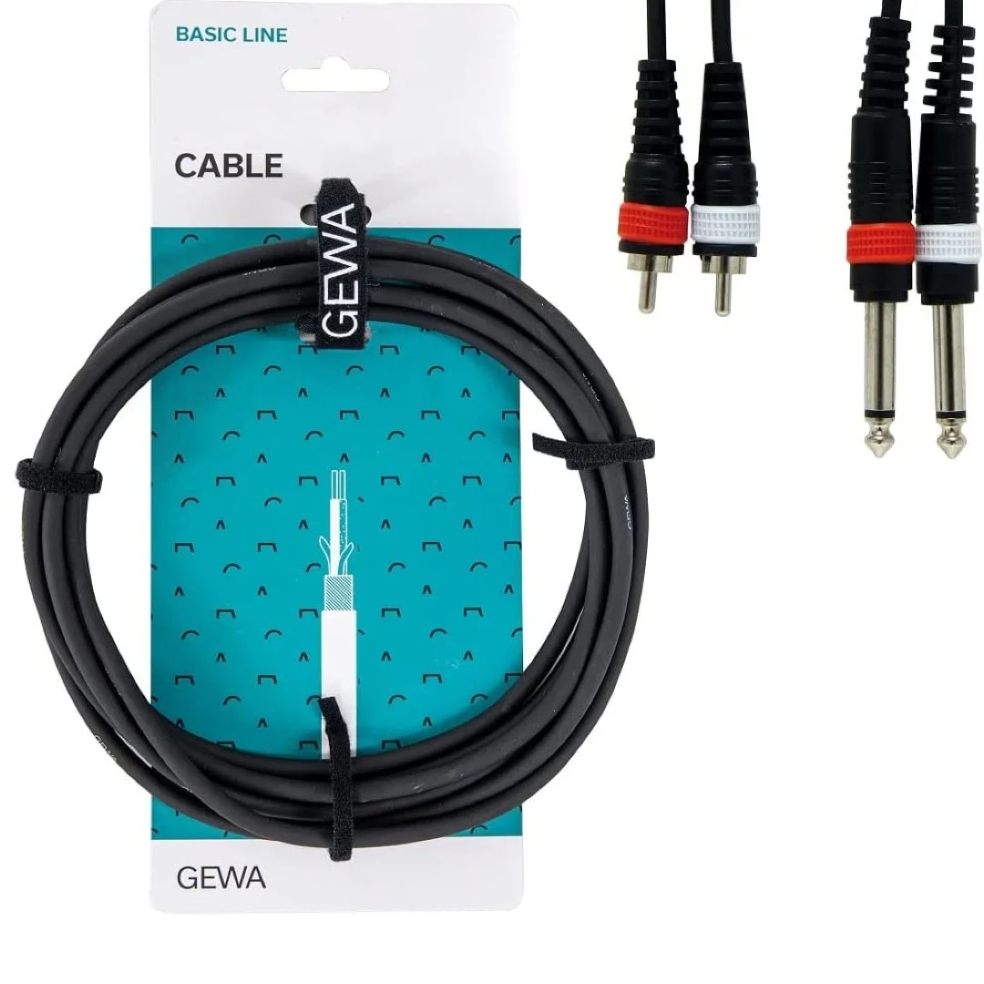 Φωτογραφία προϊόντος: Gewa - Basic Line - RCA / Jack cable 6m 190.220