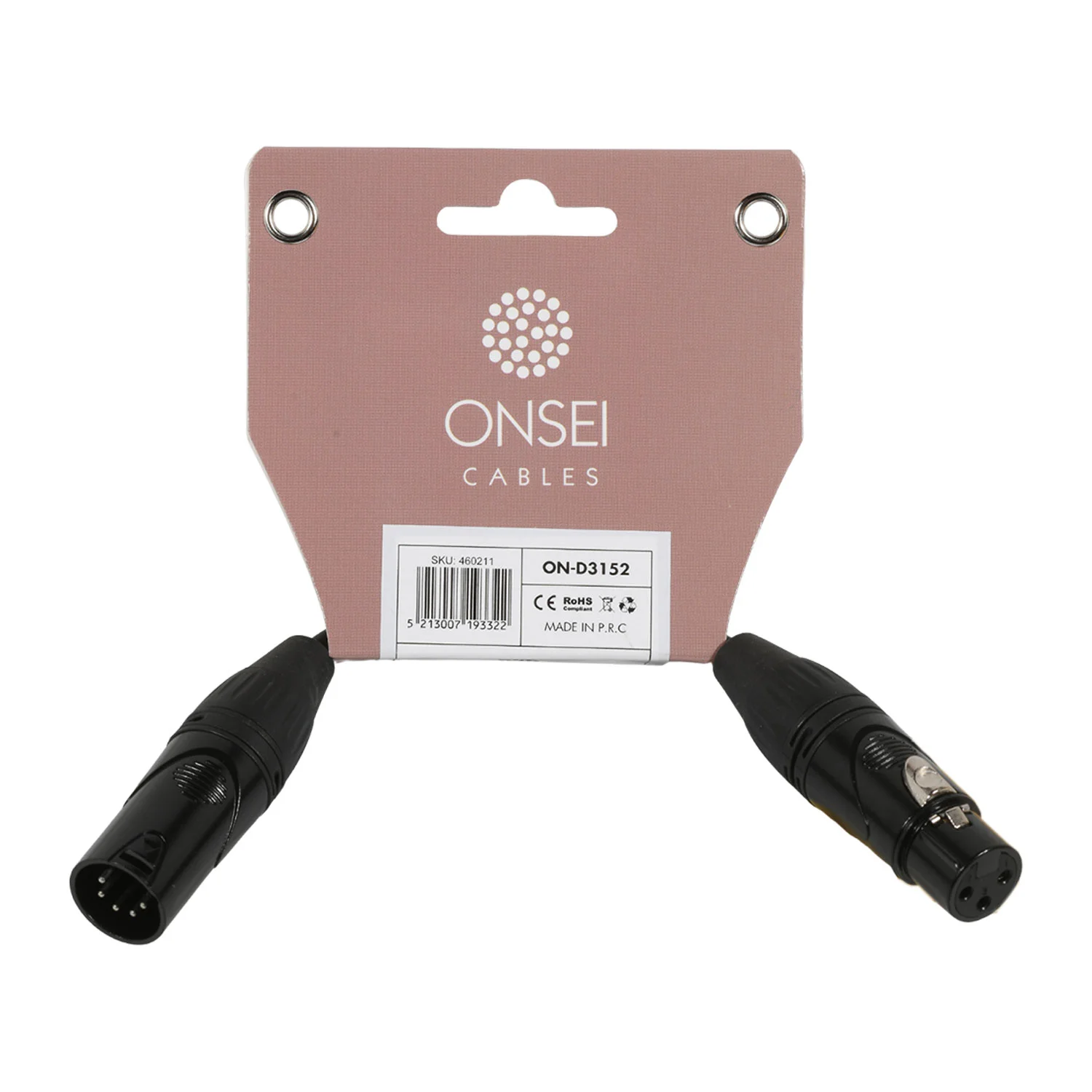 Φωτογραφία προϊόντος: Onsei DMX 3pin Cable 0.15m