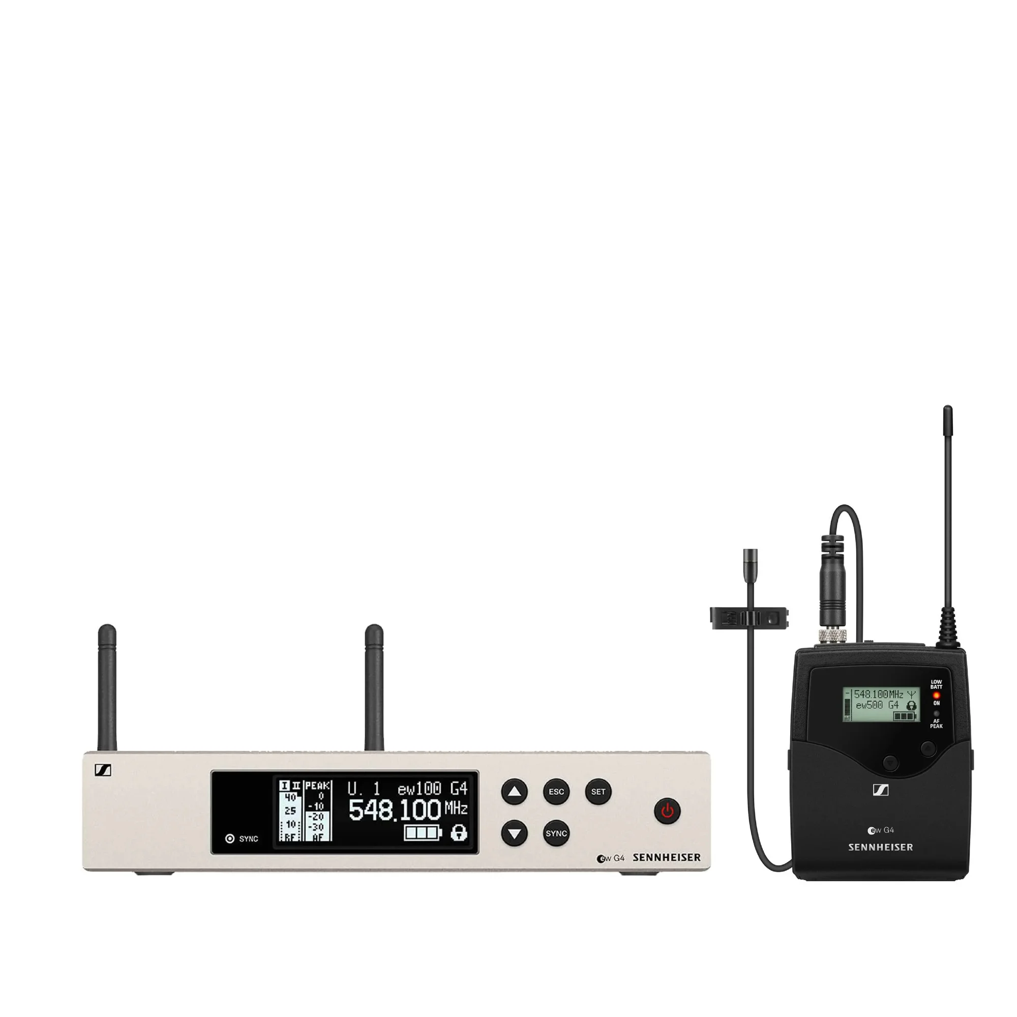 Φωτογραφία προϊόντος: SENNHEISER EW-500-G4-MKE2-BW Σετ Πέτου
