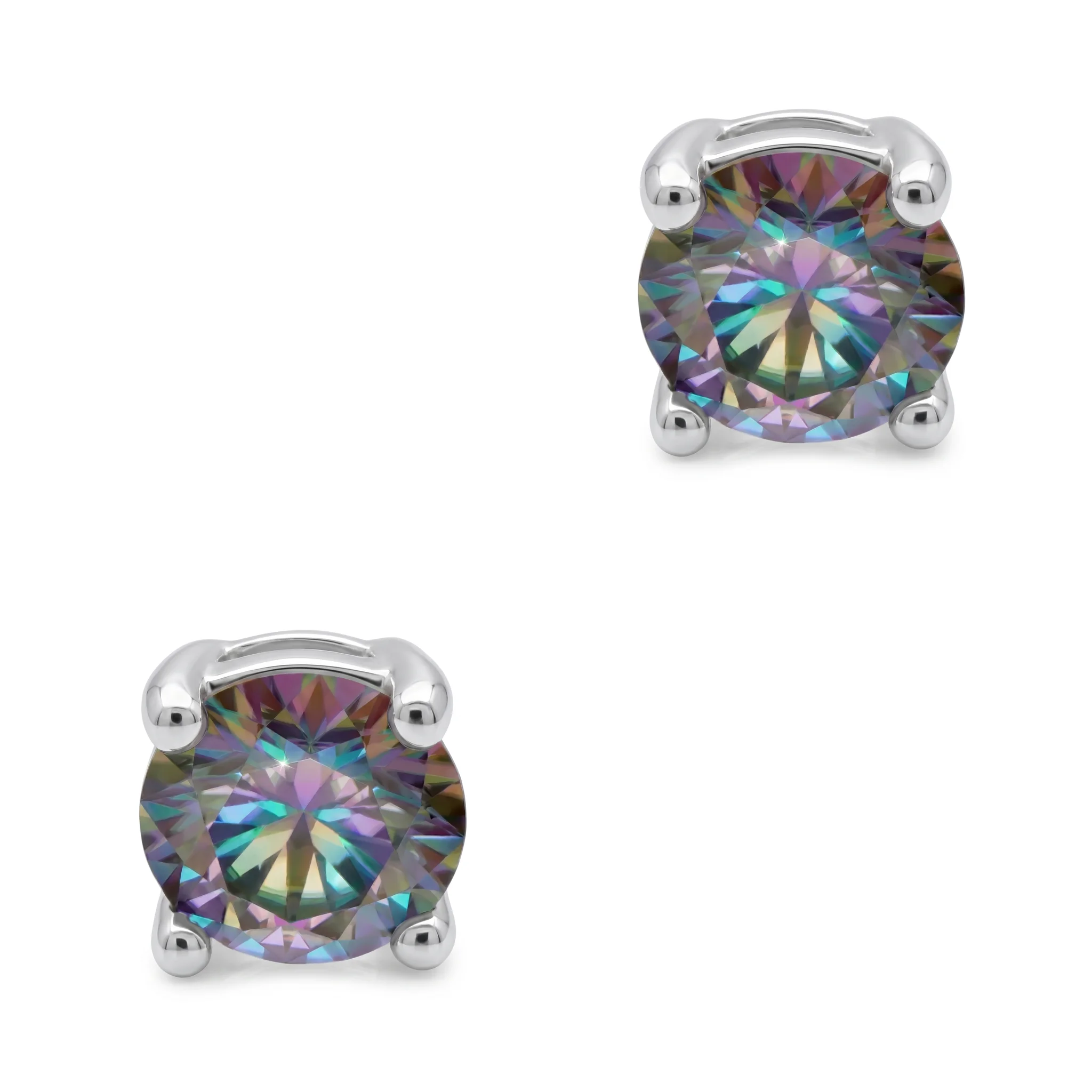Φωτογραφία προϊόντος: Σκουλαρίκια με Moissanite Diamonds από Ασήμι SK4056