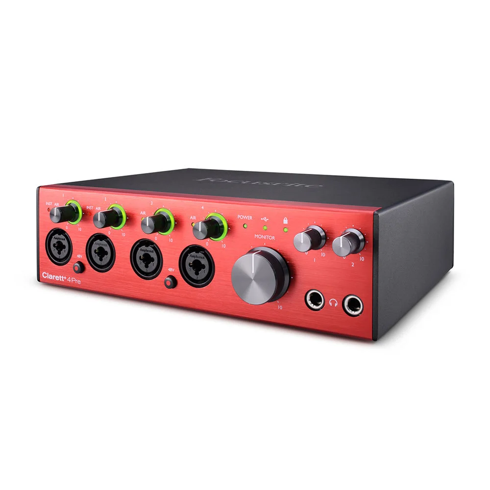 Φωτογραφία προϊόντος: FOCUSRITE CLARETT+ 4PRE USB AUDIO MIDI INTERFACE 18-IN/8-OUT