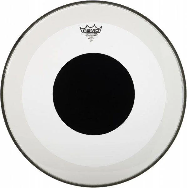 Φωτογραφία προϊόντος: REMO Powerstroke 3 Clear 22" Black Dot