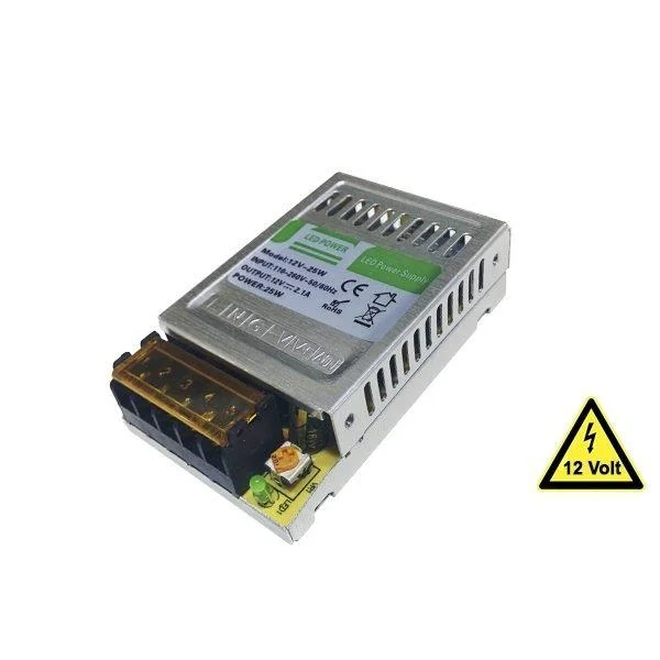 Φωτογραφία προϊόντος: [:el]Τροφοδοτικό 25 Watt, 12 Volt DC, Ρυθμιζόμενο[:en]Power Supply 25 Watt, 12 Volt DC[:]