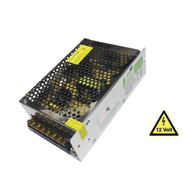 Φωτογραφία προϊόντος: [:el]Τροφοδοτικό 150 Watt, 12 Volt DC, Ρυθμιζόμενο[:en]Power Supply 150 Watt, 12 Volt DC[:]