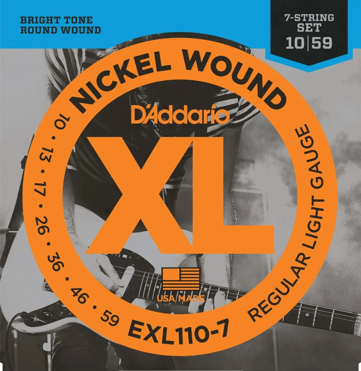 Φωτογραφία προϊόντος: D'ADDARIO Daddario EXL-110-7