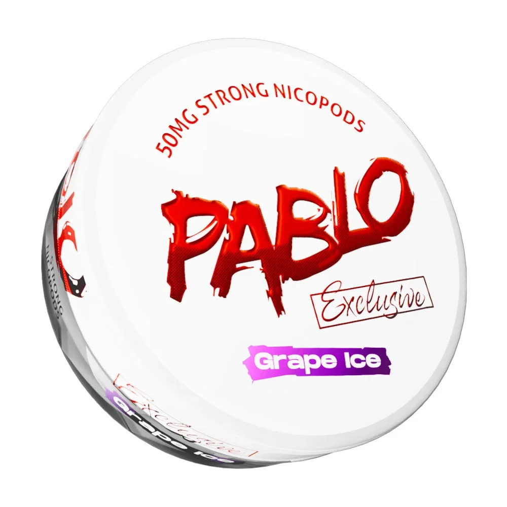 Φωτογραφία προϊόντος: OEM Pablo Nicotine Pouches Exclusive Grape Ice 50mg