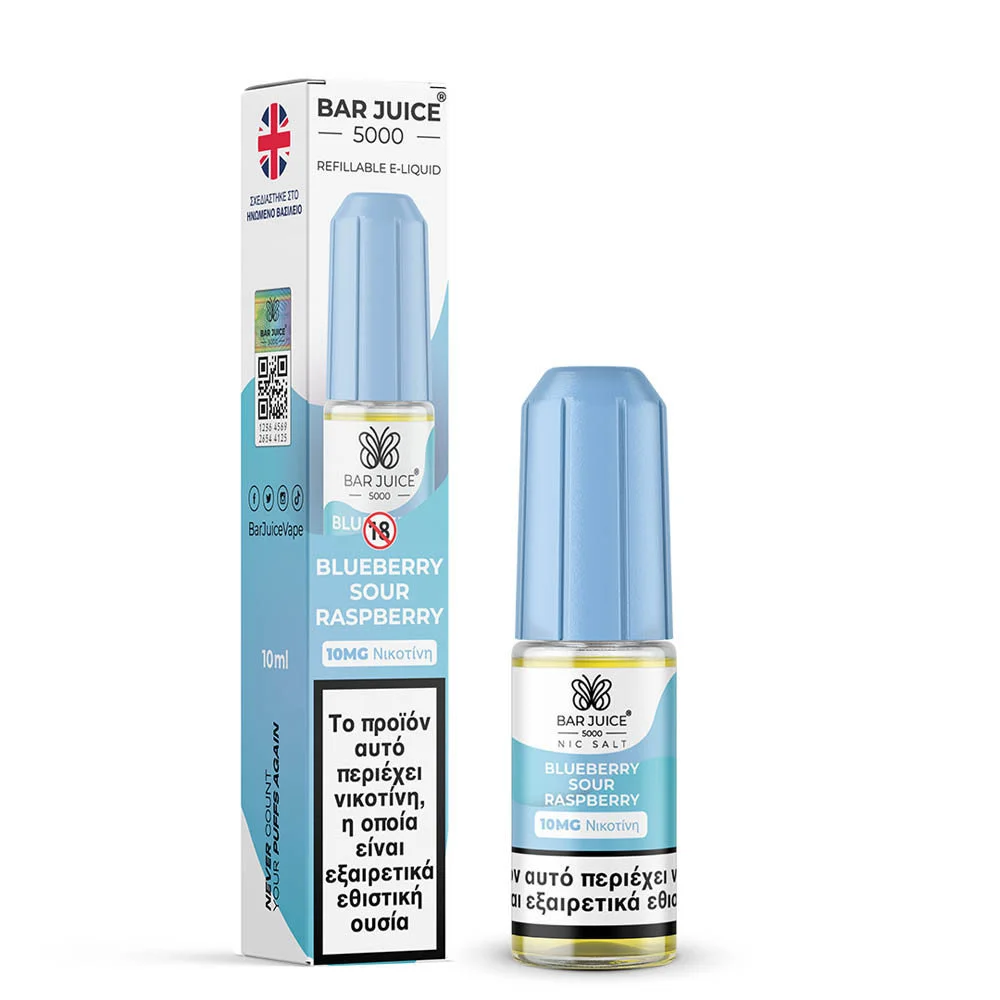 Φωτογραφία προϊόντος: OEM Bar Juice 5000 Blueberry Sour Raspberry 10ml 10mg Nic Salts