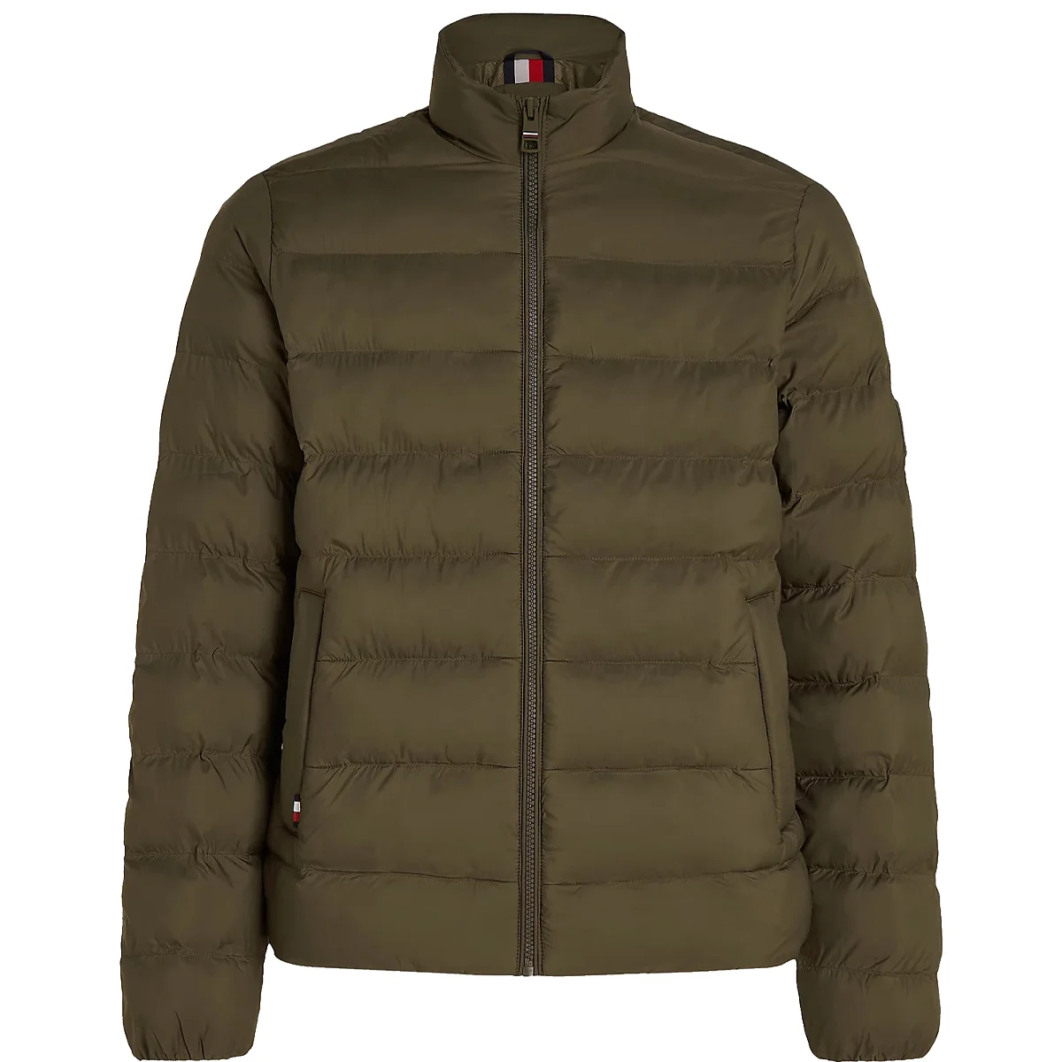 Φωτογραφία προϊόντος: ARTISTI ITALIANI TOMMY HILFIGER - MID WEIGHT STAND COLLAR JACKET - MW0MW37259-RBN ARMY GREEN Χακί