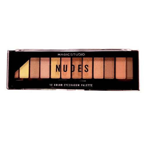 Φωτογραφία προϊόντος: IDC Magic Studio Παλέτα σκιών Nudes 12 Colors 16gr