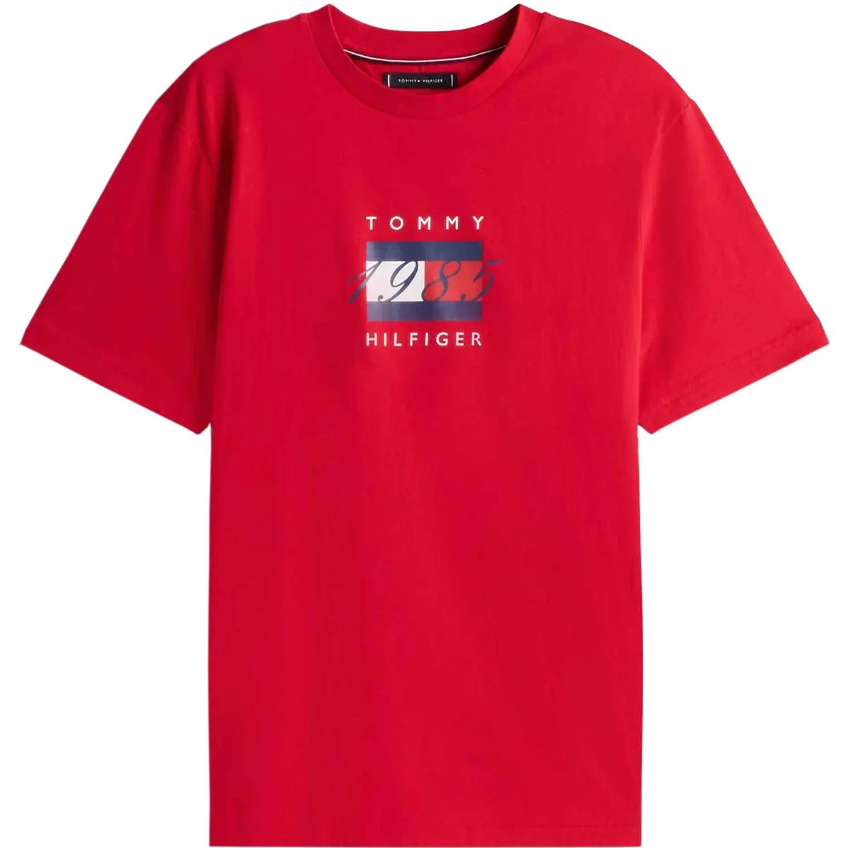 Φωτογραφία προϊόντος: TOMMY HILFIGER - LINEAR FLAG GRAPHIC TEE - MW0MW41338-XLD MEDIUM RED Κόκκινο