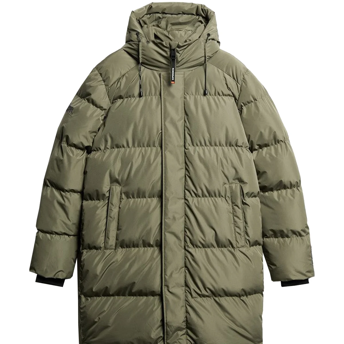 Φωτογραφία προϊόντος: SUPERDRY - HOODED SPORTS PUFFER MID JKT - M5011917A-8MI DUSTY OLIVE GREEN Λαδί