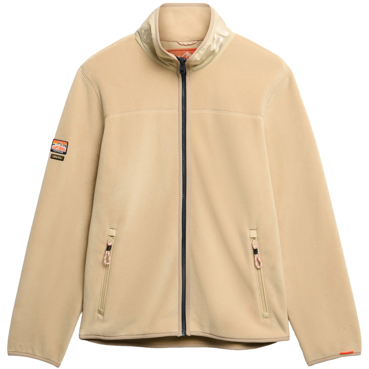 Φωτογραφία προϊόντος: SUPERDRY - ACTIVE FULL ZIP FLEECE - M2014152A-1LG OATMEAL BEIGE Εκρού