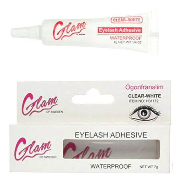 Φωτογραφία προϊόντος: Glam of Sweden Eyelash Adhesive Κόλλα για Βλεφαρίδες Clear White 7gr