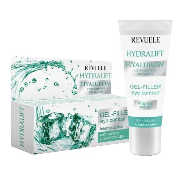 Φωτογραφία προϊόντος: REVUELE Hydralift Hyaluron Eye Contour Gel-Filler Ματιών κατά των ρυτίδων και των μαύρων κύκλων 25ml