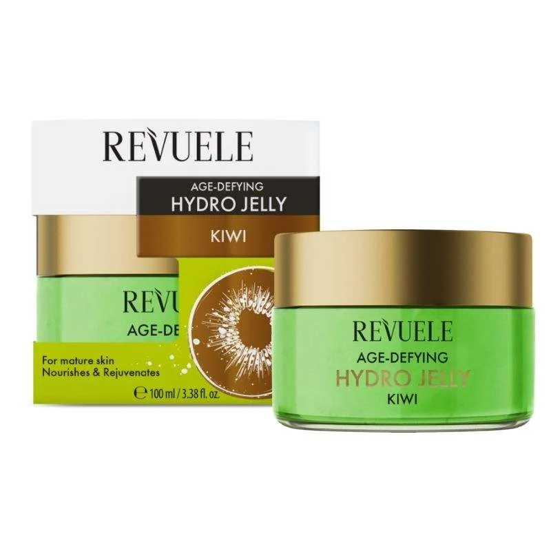 Φωτογραφία προϊόντος: Revuele Hydro Face Jelly Kiwi Ενυδατικό Τζελ Προσώπου για Ώριμο Δέρμα με Ακτινίδιο 100ml