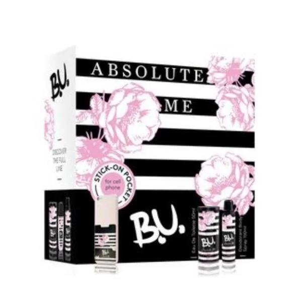 Φωτογραφία προϊόντος: B.U. Absolute Me Gift Set Άρωμα EDT 50ml + Deodorant Spray 150ml + Stick On Pocket for Cell Phone