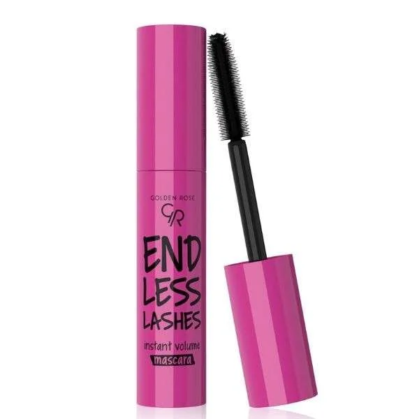 Φωτογραφία προϊόντος: Golden Rose Endless Lashes Instant Volume Length + Lash Lift Vegan Mascara 13ml Ultra Black Έντονο Μαύρο
