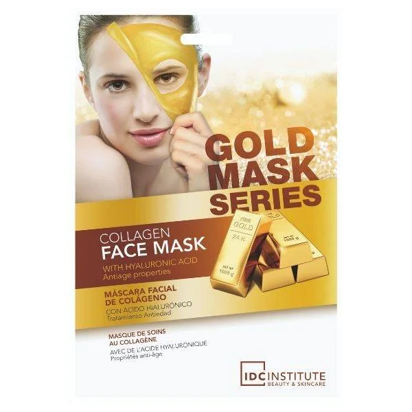 Φωτογραφία προϊόντος: IDC Gold Mask Xρυσή μάσκα για Αντιγήρανση και Κηλίδες με κολλαγόνο και υαλουρονικό 60gr