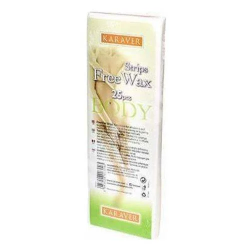 Φωτογραφία προϊόντος: Karaver FreeWax Strips Ταινίες για Αποτρίχωση με Κερί 25τεμ 25gr
