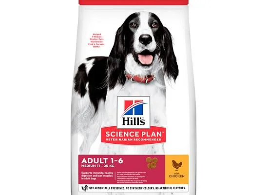 Φωτογραφία προϊόντος: Hills Science Plan Adult Medium chicken 14kg Μεσαίο 14kgr