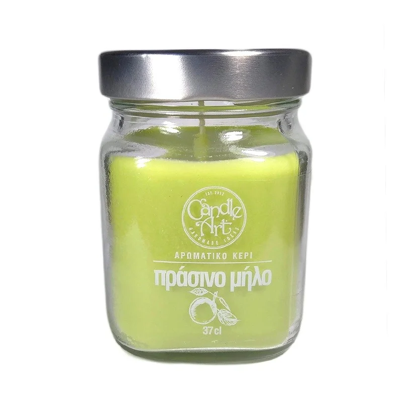 Φωτογραφία προϊόντος: Candle n' Art Φυτικό Αρωματικό Κερί Πράσινο Μήλο 370ml
