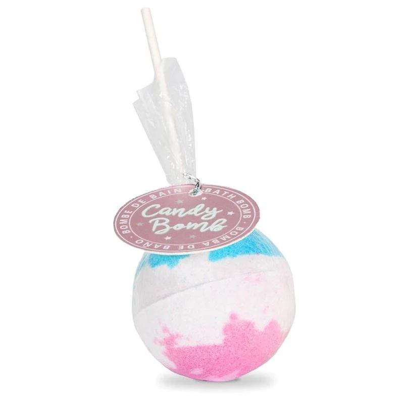 Φωτογραφία προϊόντος: Martinelia Starshine Candy Bath fizzer White Pink Aρωματική Μπάλα για το μπάνιο Καρύδα 100gr