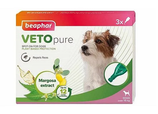Φωτογραφία προϊόντος: Beaphar Biocton veto pure Spot On - Αμπούλες (3τεμ) < 15kg