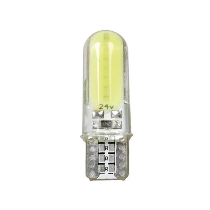 Φωτογραφία προϊόντος: T10 24-30V W2,1x9,5d MEGA-LED COB 2SMDx12chips 150lm ΛΕΥΚΟ 2ΤΕΜ.