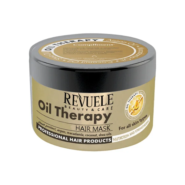 Φωτογραφία προϊόντος: Revuele Oil Therapy Hair Mask Μάσκα Μαλλιών Θρέψη Ενδυνάμωση 500ml