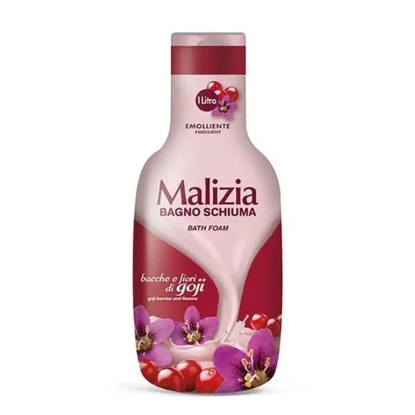Φωτογραφία προϊόντος: Malizia Bagno Schiuma Αφρόλουτρο Goji Berries + άνθη 1lit