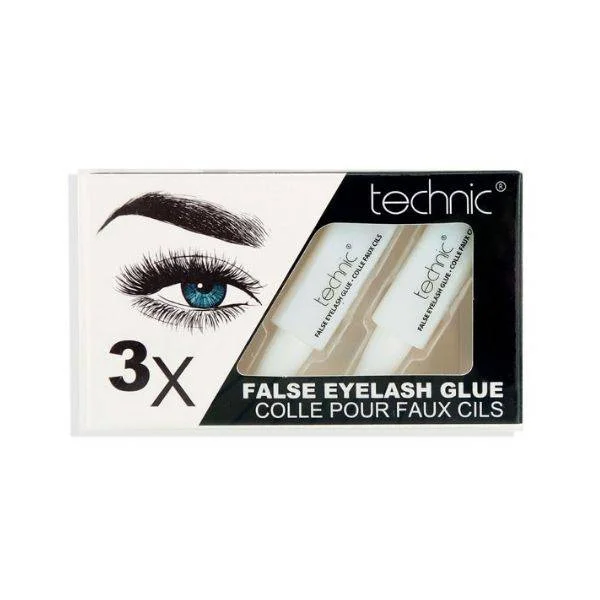 Φωτογραφία προϊόντος: Technic False Eyelash Glue Κόλλα για Βλεφαρίδες 3 x 1ml